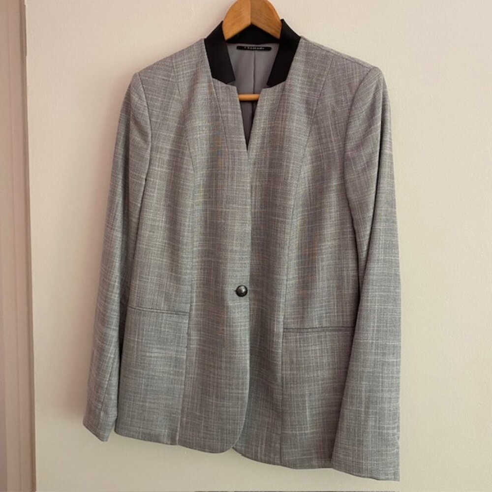 T Tahari Adara Single-Button Jacket Size 6 - image 2